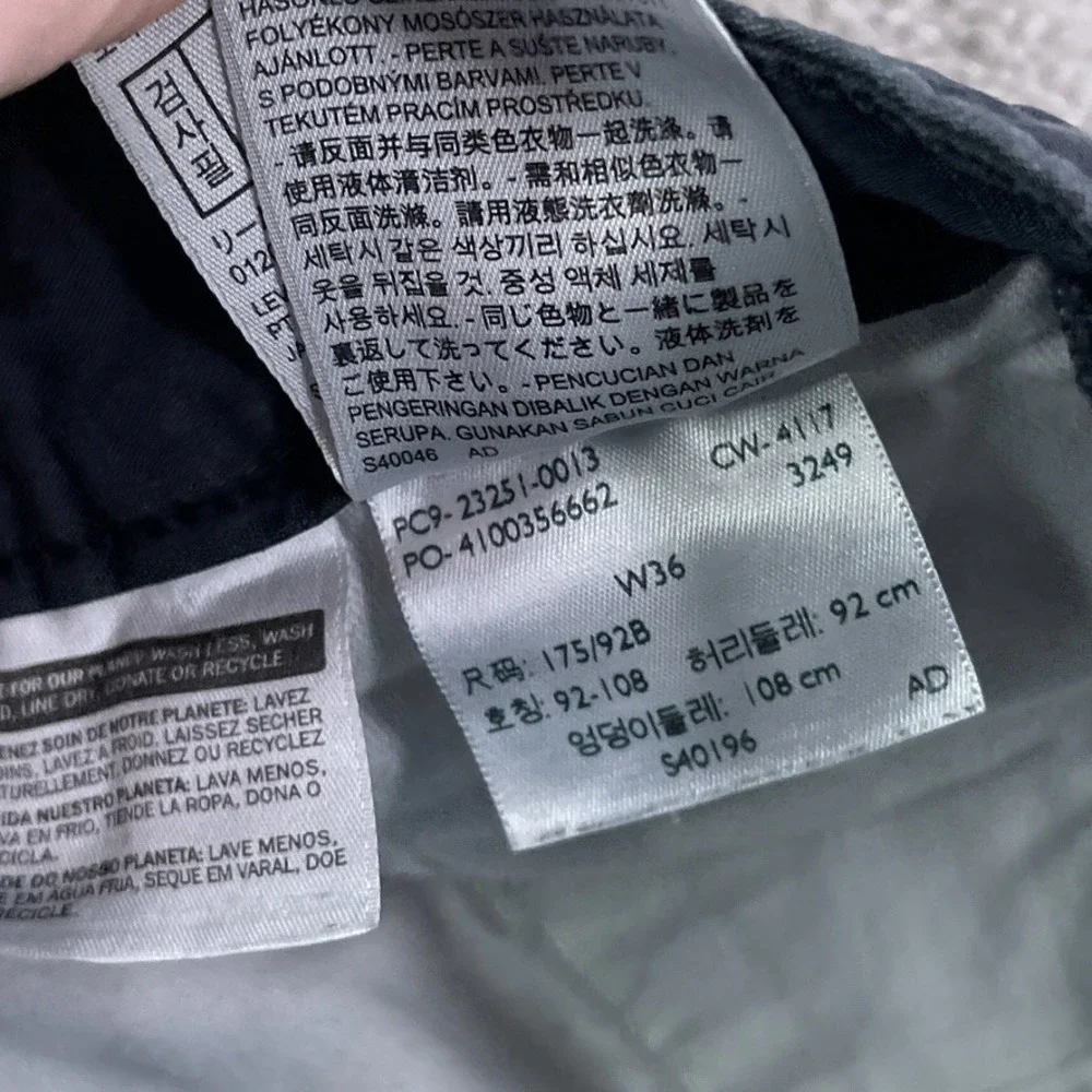 Levis Shorts Mens 36 Grey Cargo Utility Ripstop Tactical Flap Pockets‎